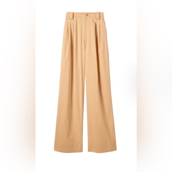 A.L.C‎ Tommy II Stretch Linen Blend Dress Pant sz 6 Med Miso - Picture 7 of 10